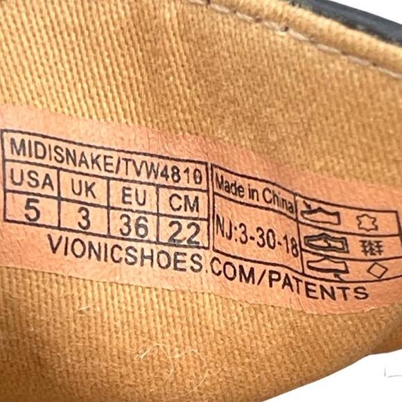 Vionic Midi Snake Slip-On Sneaker - Women's Casual Slip-On Shoes size 5 - Picture 8 of 12